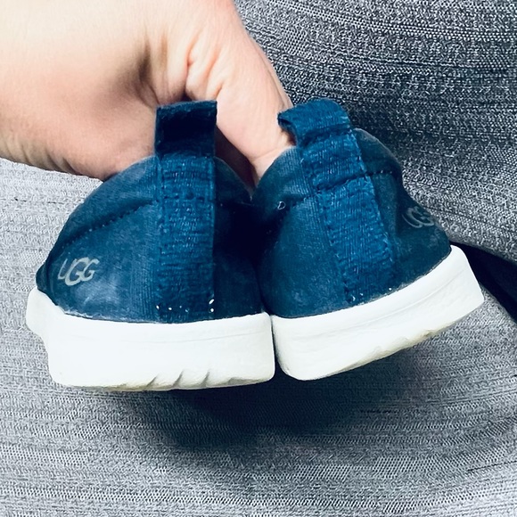 UGG Boy Navy Blue Slip-On Shoes size 12 - Picture 7 of 7